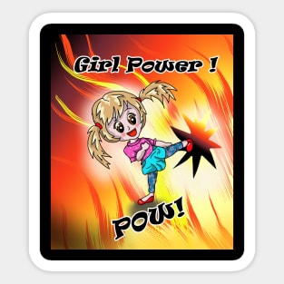 Girl Power! Pow! Sticker